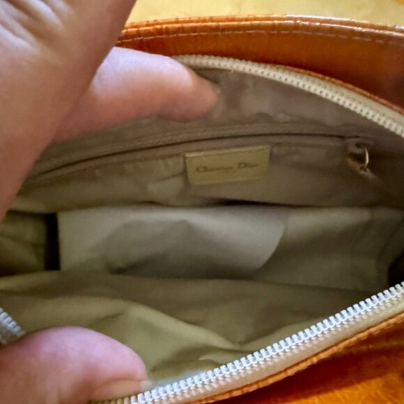 VTG ~ DIOR Patent Leather Monogram Lady Bag - Picture 5 of 14